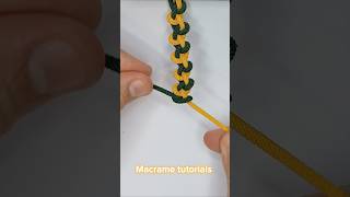 Macrame tutorials Makrome dersleri tutorials diy macrame shorts knot [upl. by Aketahs]