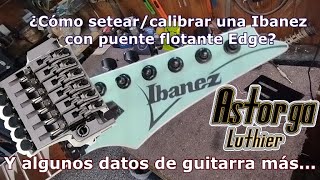 Tutorial cómo setearcalibrar un puente Pro Edge de Ibanez tfloyd rose [upl. by Teirrah776]