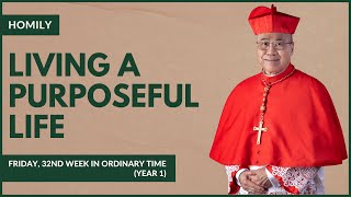 Living A Purposeful Life  William Cardinal Goh Homily  17 Nov 2023 [upl. by Retsevlis]