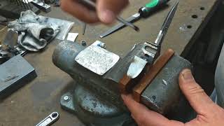 Frizzen Fitting of a Siler Lock [upl. by Hands]