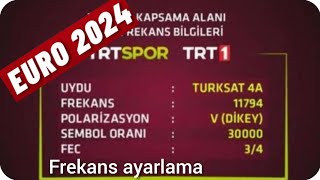 LG TV EURO2024 FREKANS AYARLAMA [upl. by Ochs345]