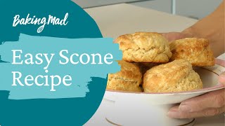 Easy Scone Recipe  Baking Mad [upl. by Roede]