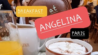 BREAKFAST AT ANGELINA PARIS COME EARLY IN THE MORNING TO AVOID THE LINE [upl. by Cosme]