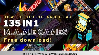 The easiest way to set up and play MAME games 135 in 1 pack on android [upl. by Adnak849]