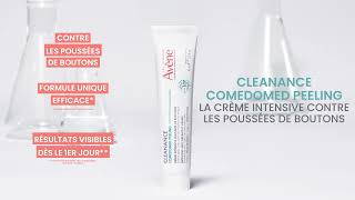 INNOVATION  Cleanance Comedomed Peeling de Eau Thermale Avène [upl. by Ecnarolf]