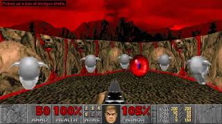 DOOM  DOOM II Legacy of Rust E1M2 Sanguine Wastes 100 kills items secrets [upl. by Reffotsirk426]