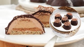 Recette Entremets Dômes Chocolat Noisette [upl. by Lynda]