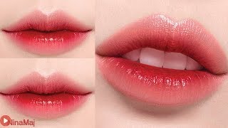 Korean Gradient Lips ♥ How To Gradient Lips [upl. by Adrianne]