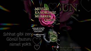 Mevlid Kandilimiz Mübarek Olsun🤲En Güzel Mevlid Kandili Mesajlari🌹Kandil Mesajları❤️ [upl. by Naujuj]