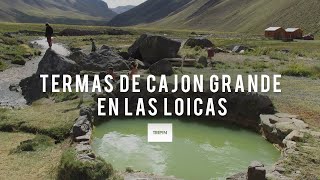 Termas de Cajon Grande en Las Loicas Mendoza  Tripin Argentina [upl. by Hedaza988]