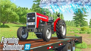 I Out Run The Storm Lost Everything  Farming Simulator 22 [upl. by Willet]