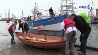 Les Tonnerres de Brest 2012  Ils ont mis à leau les bateaux quils ont construits [upl. by Balbur362]