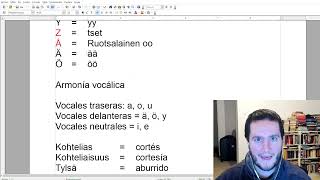 Gramática del finlandés 1 Alfabeto y harmonía vocálica [upl. by Ortiz]