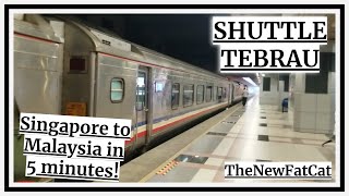 Singapores ONLY Train to Malaysia The Shuttle Tebrau [upl. by Nycila739]