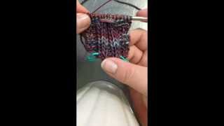 Knitting Tutorial How to create smocked stitches for the Phoebe Cowl [upl. by Ian]