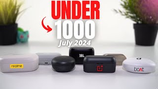 Top 5 Best Wireless Earbuds Under 1000 in 2024 l Best TWS Earbuds Under 1000 Rs ⚡⚡ [upl. by Sprung208]