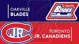 OJHL Highlights  Oakville Blades VS Toronto Jr Canadiens  October 3 2022 [upl. by Susejedesoj708]