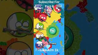 AI UITRA BATTLE 🤩😎⚔️ part 5 shorts countryballs geography mapping [upl. by Grote979]