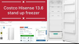 Costco Hisense Freezer Stand up [upl. by Ruggiero]