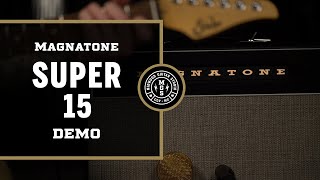 Magnatone Super 15 Demo  Midwood Guitar Studio [upl. by Dickenson]