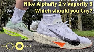 Nike Alphafly 02 v Vaporfly 3 Which should you buy [upl. by Alaric]