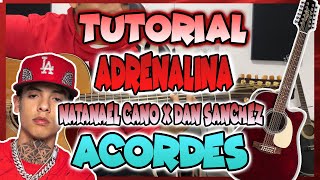 Adrenalina  Natanael Cano x Dan Sanchez  ACORDES  TUTORIAL [upl. by Hebner]