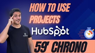 How to use projects in HubSpot  59Second Tutorial [upl. by Atirrehs]