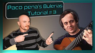 Bulerias guitar Tutorial by Paco Pena part 3 [upl. by Rebeca893]