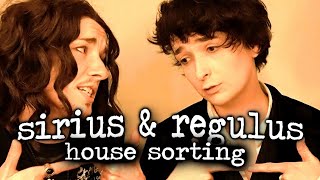 hogwarts house sorting regulus and sirius [upl. by Heigl802]