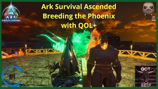 Ark Survival Ascended PS5 Breeding the Phoenix with QOL [upl. by Slaby42]