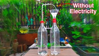 How to Make an Automatic Water Fountain without Electricity from plastic bottles [upl. by Goldsworthy]