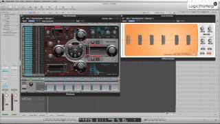 Logic Pro 9 Ultrabeat Синтез бочки Урок 5 Logic Pro Help [upl. by Laet]