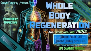 ★Whole Body Regeneration★ Angelic Healing Music 1111hz [upl. by Ahsatal617]