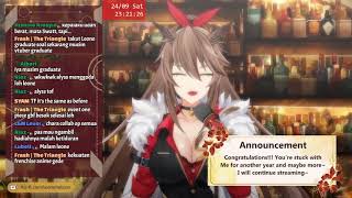 SNOWDROP leona Halcon graduation clip vtuber vtuberindonesia vtubers [upl. by Sidonius]