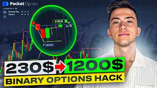 From 230 to 1200 My 100 Pocket Option Strategy Binary Options Trading [upl. by Hewitt480]