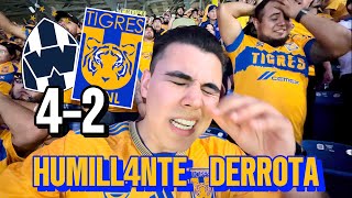 HUMILLADOS POR MONTERREY 🐧  RAYADOS VS TIGRES  CLÁSICO REGIO 139  LIGA MX J12 AP2024  REACCIÓN [upl. by Hannaj]