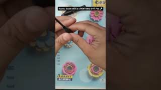 How to insert refill in a PENTONIC BRT Pen howto Pentonic trending viral [upl. by Broderic]