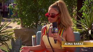 Alina Baraz Interview  Coachella 2018 [upl. by Lillis630]