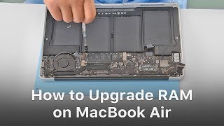 How To Upgrade RAM On MacBook Air [upl. by Enneyehs]