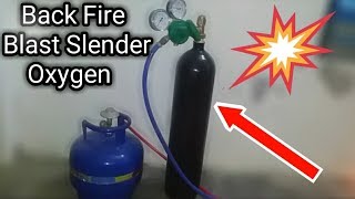 What is back fire Oxygen cylinder blast  All information in UrduHindi [upl. by Jakoba814]