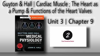 Markings amp Imp Questions  Ch 9  Unit 3  The Heart as a Pump amp Heart Valves  Guyton  Physiology [upl. by Evangelin]