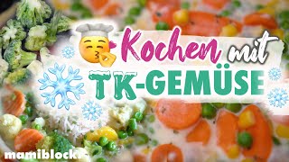 ⚡️ SCHNELL kochen mit TKGemüse  Gesund praktisch und lecker  Einfach kochen  mamiblock [upl. by Minnnie337]