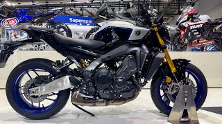 Yamaha MT09 SP Motorcycle 2024 Exterior Interior Walkaround [upl. by Nnelg724]