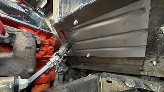 Fabricating Toe Boards Transmission Cover and Building Steering Linkage 50 Fargo Build Part 5 [upl. by Edin]