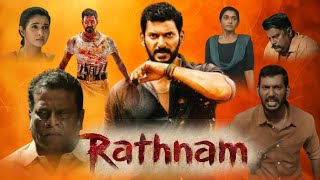 Rathnam Full Movie In Hindi Dubbed 2024  Vishal  Priya  New South Action movie  Reviews amp Facts [upl. by Yelram]