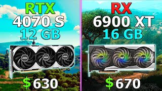 Stop overpaying  Nvidia RTX 4070 Super vs AMD RX 6900 XT  Big Test [upl. by Edaw]