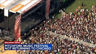 Pitchfork Music Festival will not return to Chicago next year [upl. by Adnor]