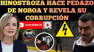 JANET HINOSTROZA HACE LEÑA AL PRESIDENTE NOBOA Y REVELA LA CORRUPCI0N DEL GOBIERNO NOTICIAS RFE TV [upl. by Imray]