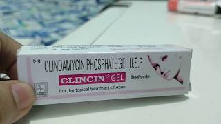 Full hindi Clincin Gel for acne मुँहासे muhaase how to use [upl. by Atnovart]