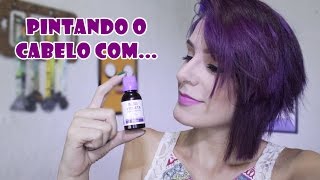 Como PINTAR o cabelo com VIOLETA GENCIANA  Color Hair [upl. by Fein]